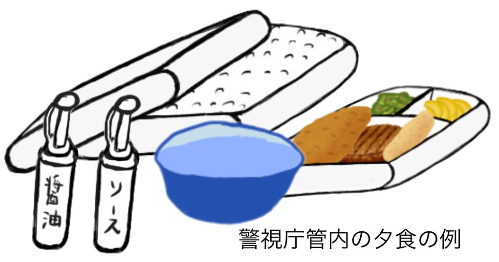 留置場の夕食の例