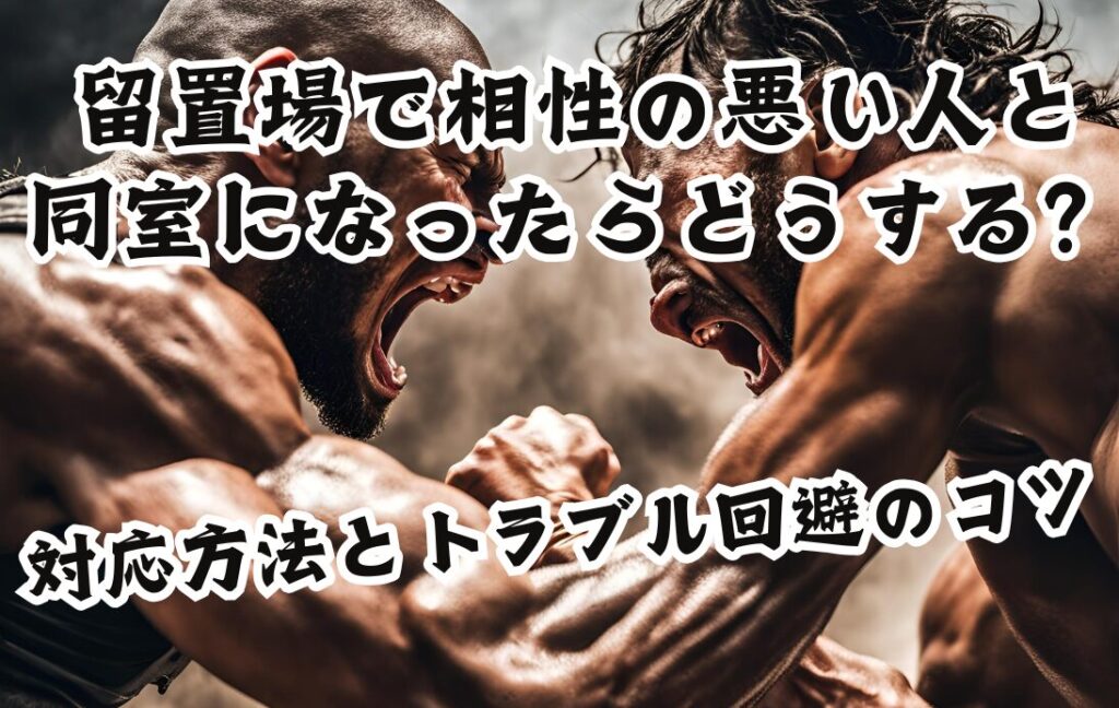 留置場で相性の悪い人と同室になったらどうする？ 対応方法とトラブル回避のコツ